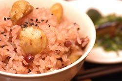 栗赤飯