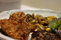 かぼちゃの味付きコロッケ
