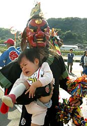 「ぎゃ〜〜!!(怖いよーっ)」